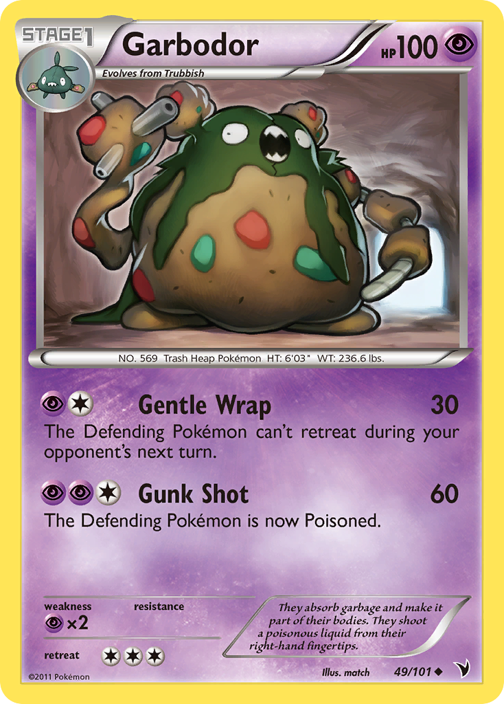 Garbodor (49/101) [Black & White: Noble Victories] | Shuffle n Cut Hobbies & Games