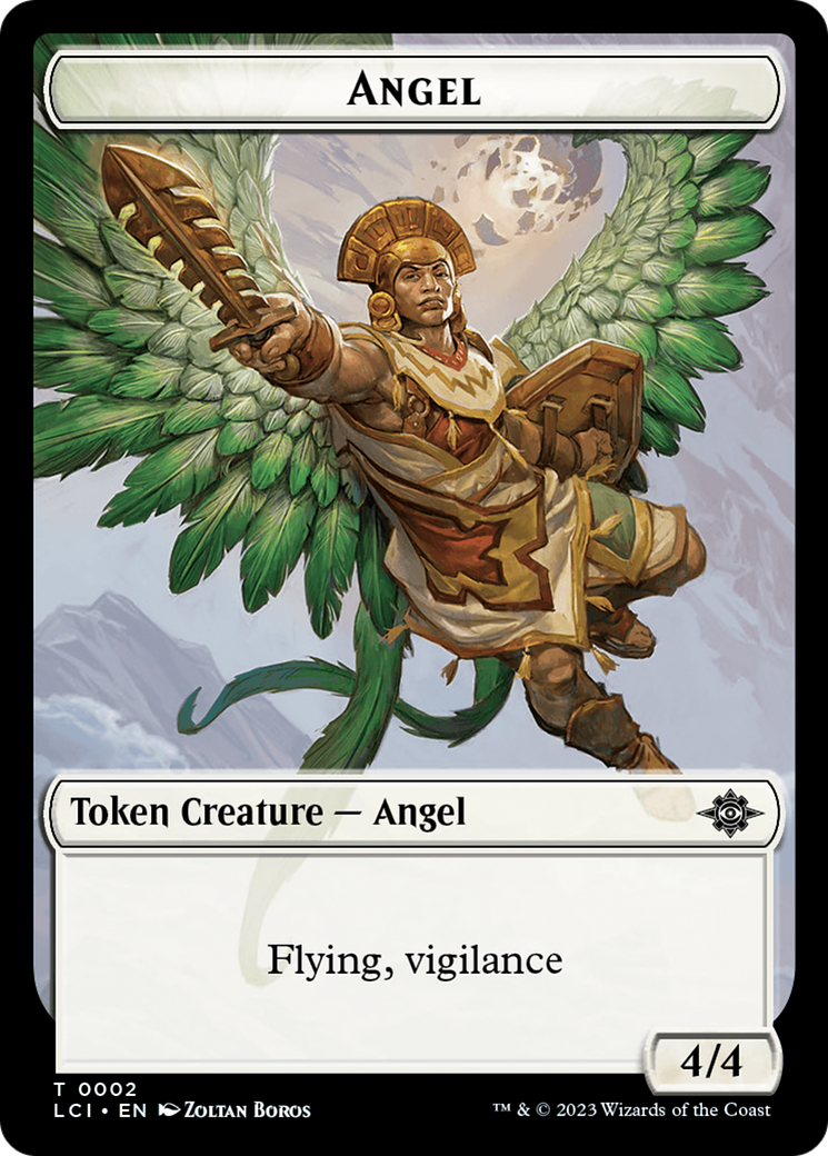 Gnome // Angel Double-Sided Token [The Lost Caverns of Ixalan Tokens] | Shuffle n Cut Hobbies & Games