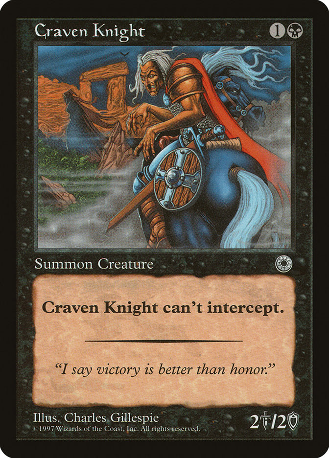 Craven Knight [Portal] | Shuffle n Cut Hobbies & Games
