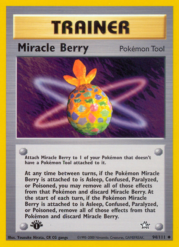 Miracle Berry (94/111) [Neo Genesis 1st Edition] | Shuffle n Cut Hobbies & Games
