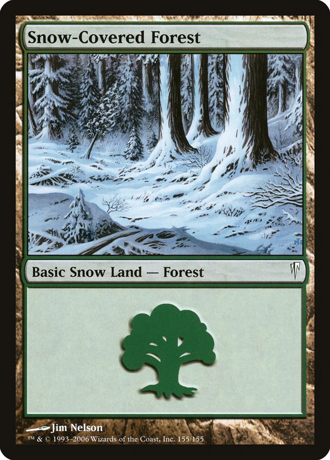 Snow-Covered Forest [Coldsnap] | Shuffle n Cut Hobbies & Games