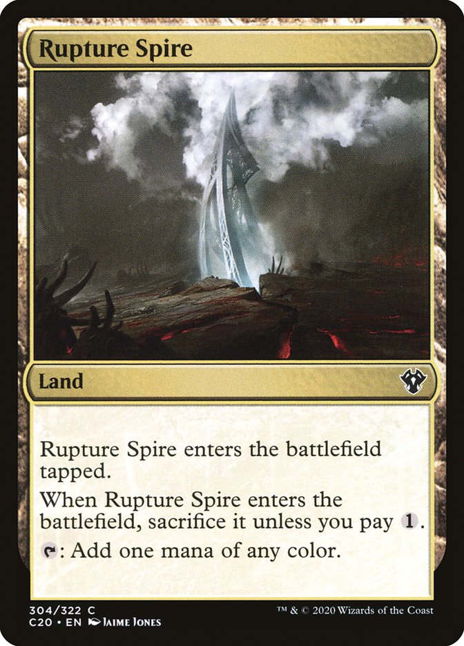 Rupture Spire [Commander 2020] | Shuffle n Cut Hobbies & Games