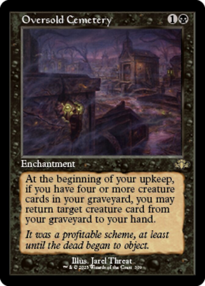 Oversold Cemetery (Retro) [Dominaria Remastered] | Shuffle n Cut Hobbies & Games