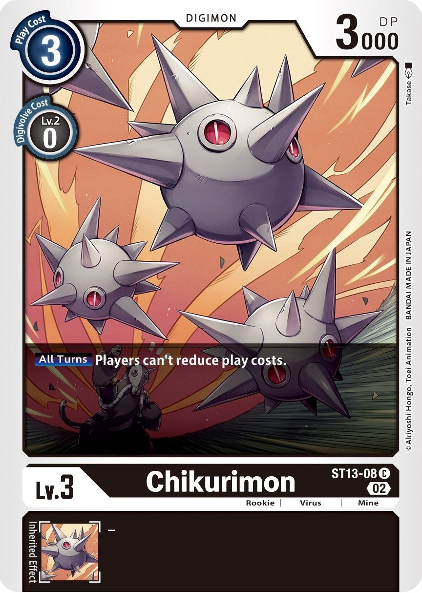 Chikurimon [ST13-08] [Starter Deck: Ragnaloardmon] | Shuffle n Cut Hobbies & Games