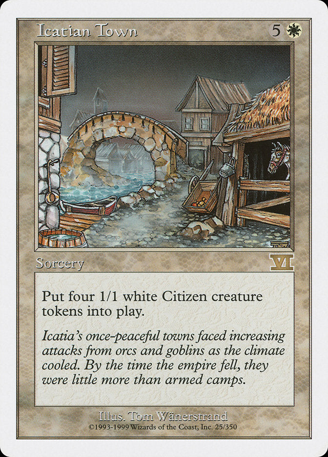 Icatian Town [Classic Sixth Edition] | Shuffle n Cut Hobbies & Games