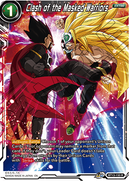 Clash of the Masked Warriors (Rare) [BT13-150] | Shuffle n Cut Hobbies & Games