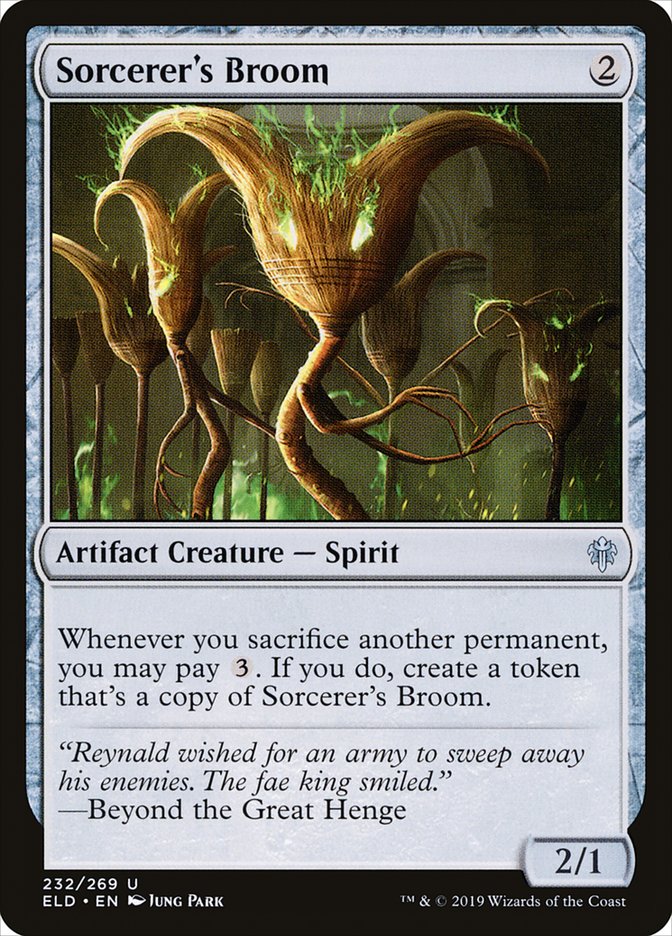 Sorcerer's Broom [Throne of Eldraine] | Shuffle n Cut Hobbies & Games