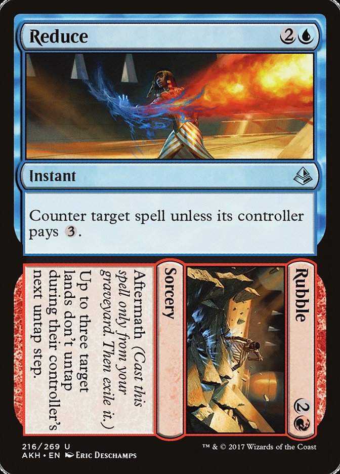 Reduce // Rubble [Amonkhet] | Shuffle n Cut Hobbies & Games