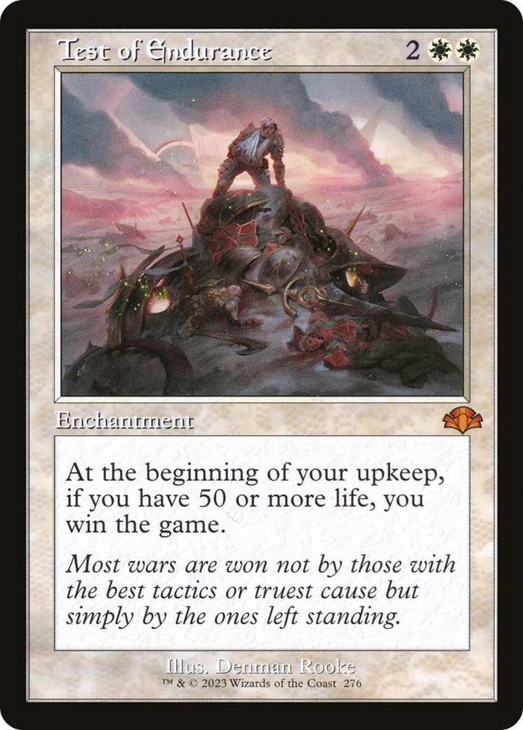 Test of Endurance (Retro) [Dominaria Remastered] | Shuffle n Cut Hobbies & Games