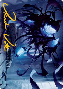 Spectral Adversary Art Card (Gold-Stamped Signature) [Innistrad: Midnight Hunt Art Series] | Shuffle n Cut Hobbies & Games