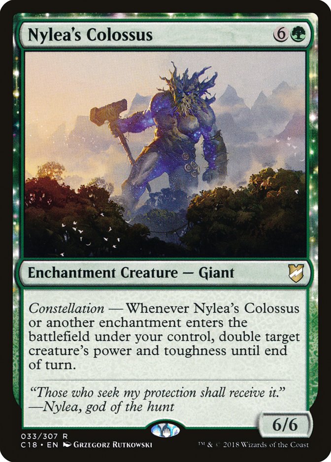 Nylea's Colossus [Commander 2018] | Shuffle n Cut Hobbies & Games