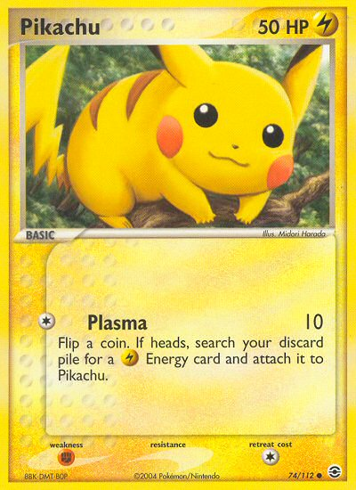 Pikachu (74/112) [EX: FireRed & LeafGreen] | Shuffle n Cut Hobbies & Games