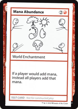 Mana Abundance (2021 Edition) [Mystery Booster Playtest Cards] | Shuffle n Cut Hobbies & Games