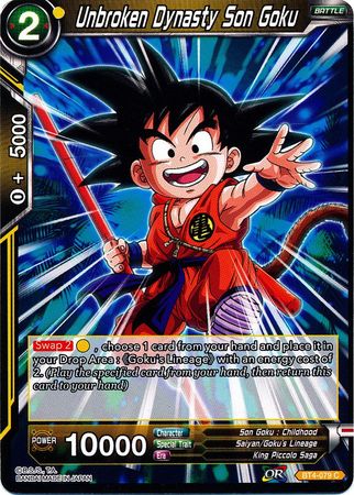 Unbroken Dynasty Son Goku [BT4-079] | Shuffle n Cut Hobbies & Games