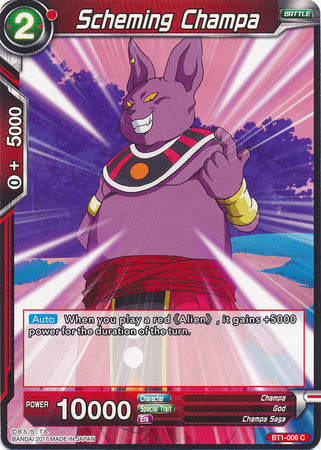 Scheming Champa [BT1-006] | Shuffle n Cut Hobbies & Games
