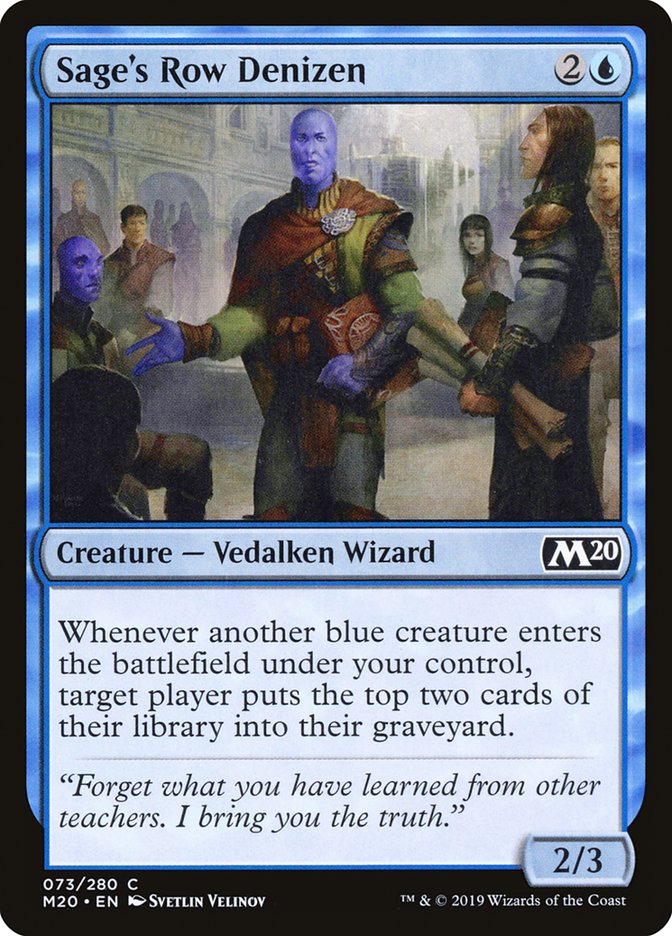 Sage's Row Denizen [Core Set 2020] | Shuffle n Cut Hobbies & Games