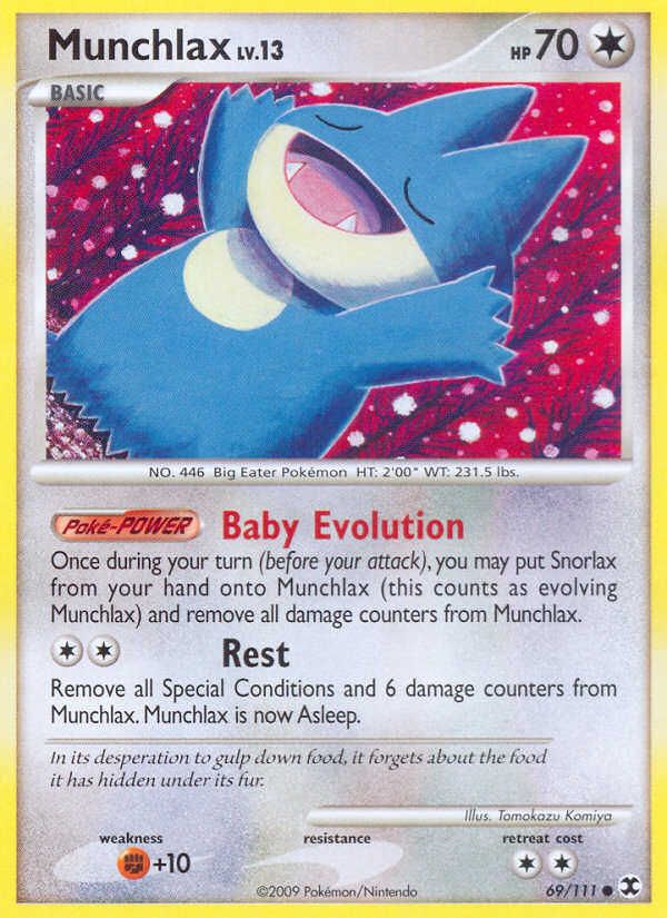 Munchlax (69/111) [Platinum: Rising Rivals] | Shuffle n Cut Hobbies & Games