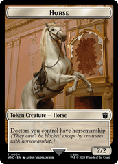 Horse // Food (0026) Double-Sided Token [Doctor Who Tokens] | Shuffle n Cut Hobbies & Games