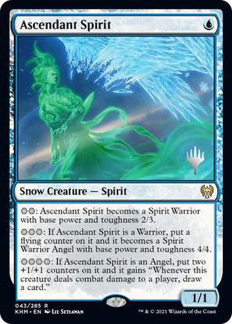 Ascendant Spirit (Promo Pack) [Kaldheim Promos] | Shuffle n Cut Hobbies & Games