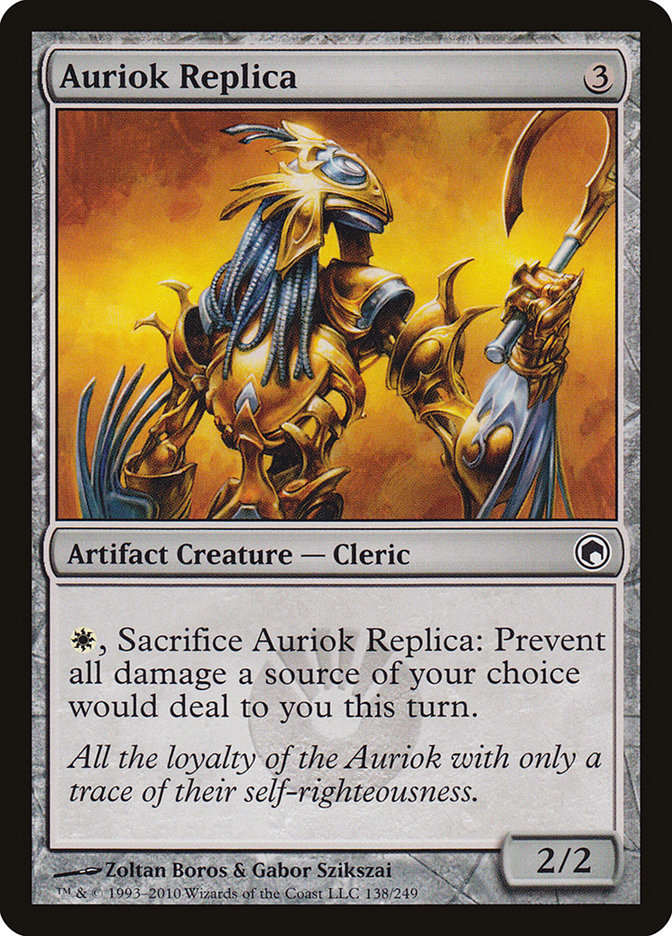 Auriok Replica [Scars of Mirrodin] | Shuffle n Cut Hobbies & Games