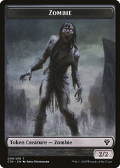 Human Soldier (004) // Zombie Double-Sided Token [Commander 2020 Tokens] | Shuffle n Cut Hobbies & Games