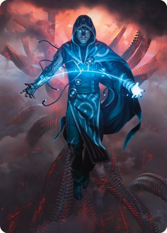 Jace, the Perfected Mind Art Card [Phyrexia: All Will Be One Art Series] | Shuffle n Cut Hobbies & Games