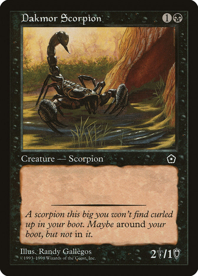 Dakmor Scorpion [Portal Second Age] | Shuffle n Cut Hobbies & Games