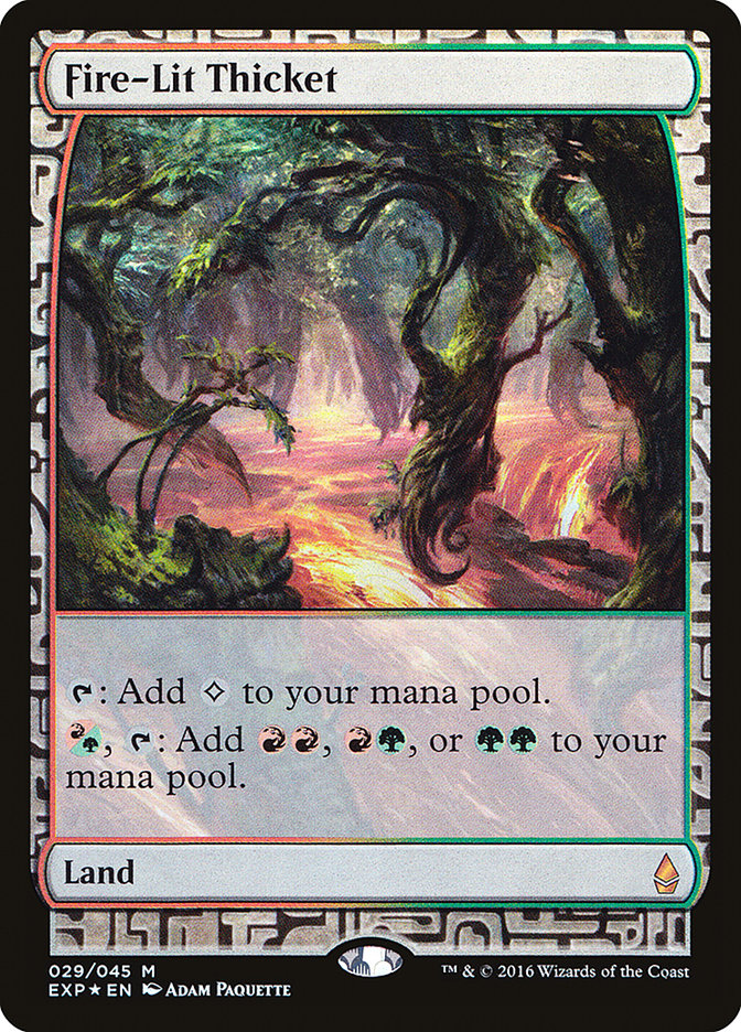 Fire-Lit Thicket [Zendikar Expeditions] | Shuffle n Cut Hobbies & Games