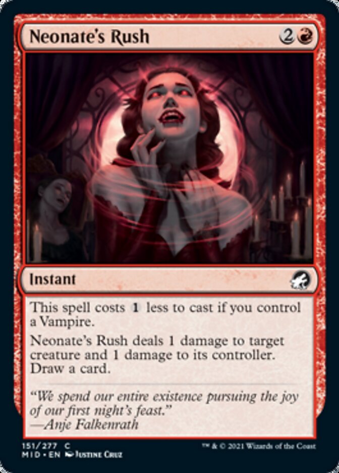 Neonate's Rush [Innistrad: Midnight Hunt] | Shuffle n Cut Hobbies & Games