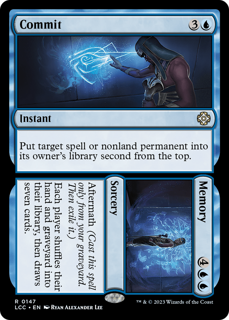 Commit // Memory [The Lost Caverns of Ixalan Commander] | Shuffle n Cut Hobbies & Games
