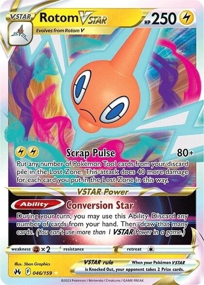 Rotom VSTAR (046/159) [Sword & Shield: Crown Zenith] | Shuffle n Cut Hobbies & Games