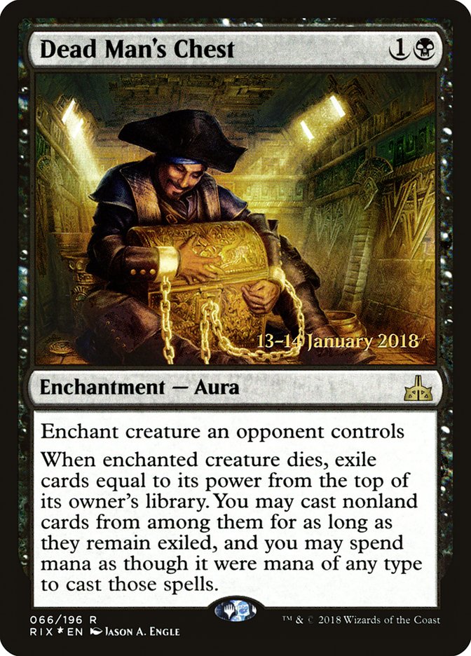 Dead Man's Chest [Rivals of Ixalan Prerelease Promos] | Shuffle n Cut Hobbies & Games
