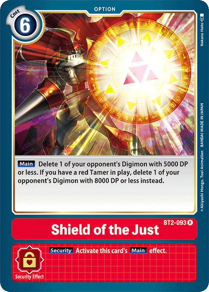 Shield of the Just [BT2-093] [Release Special Booster Ver.1.0] | Shuffle n Cut Hobbies & Games