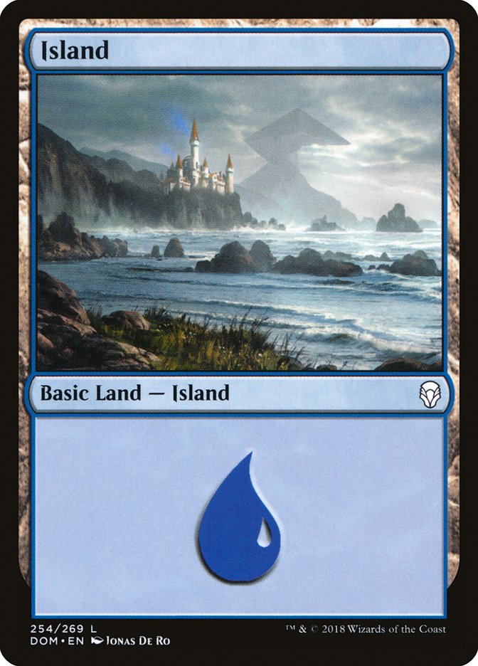 Island (254) [Dominaria] | Shuffle n Cut Hobbies & Games