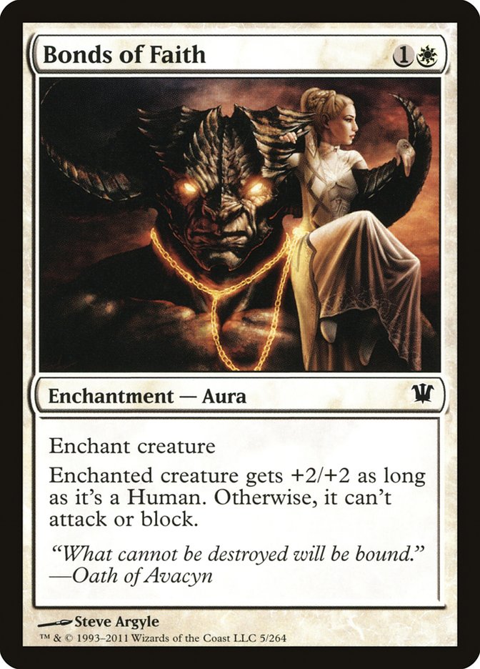 Bonds of Faith [Innistrad] | Shuffle n Cut Hobbies & Games