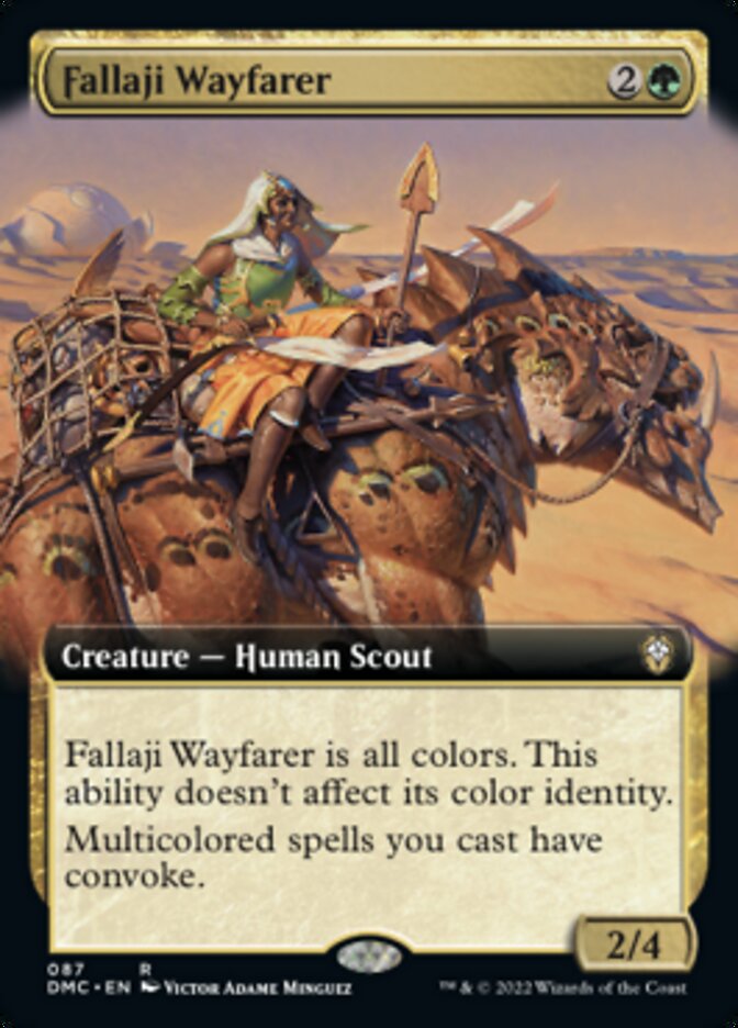Fallaji Wayfarer (Extended Art) [Dominaria United Commander] | Shuffle n Cut Hobbies & Games