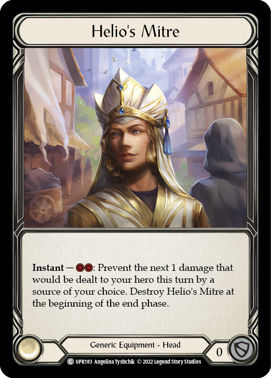 Helio's Mitre [UPR183] (Uprising)  Cold Foil | Shuffle n Cut Hobbies & Games