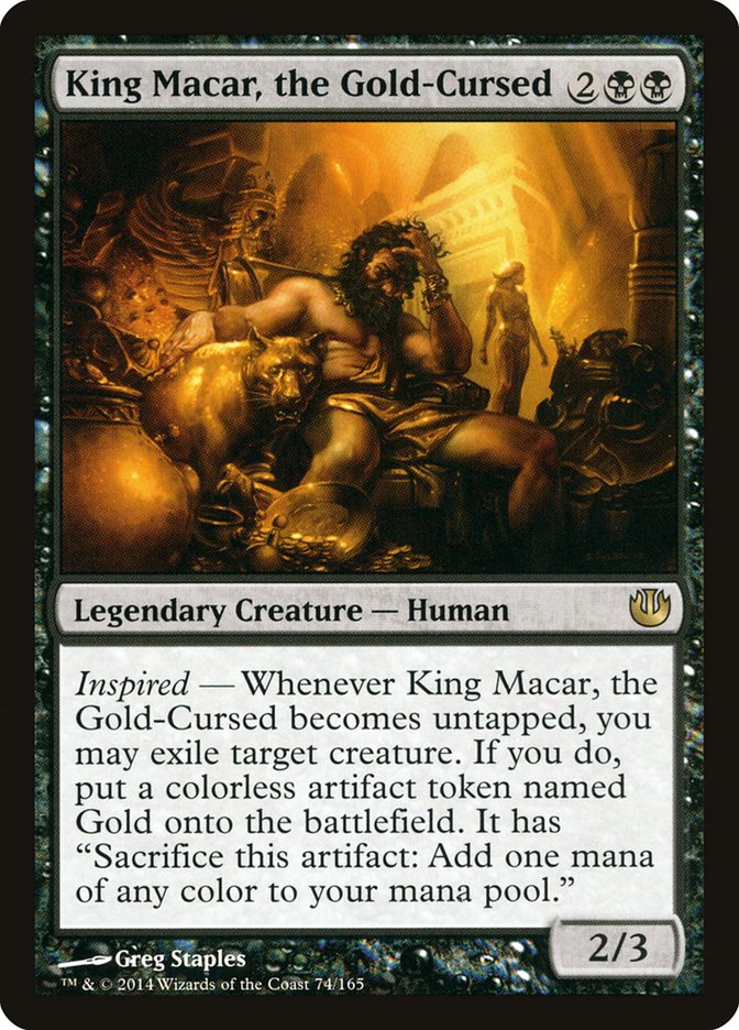 King Macar, the Gold-Cursed [Journey into Nyx] | Shuffle n Cut Hobbies & Games