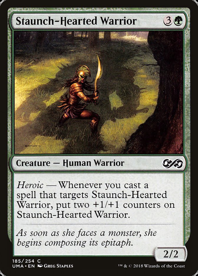 Staunch-Hearted Warrior [Ultimate Masters] | Shuffle n Cut Hobbies & Games