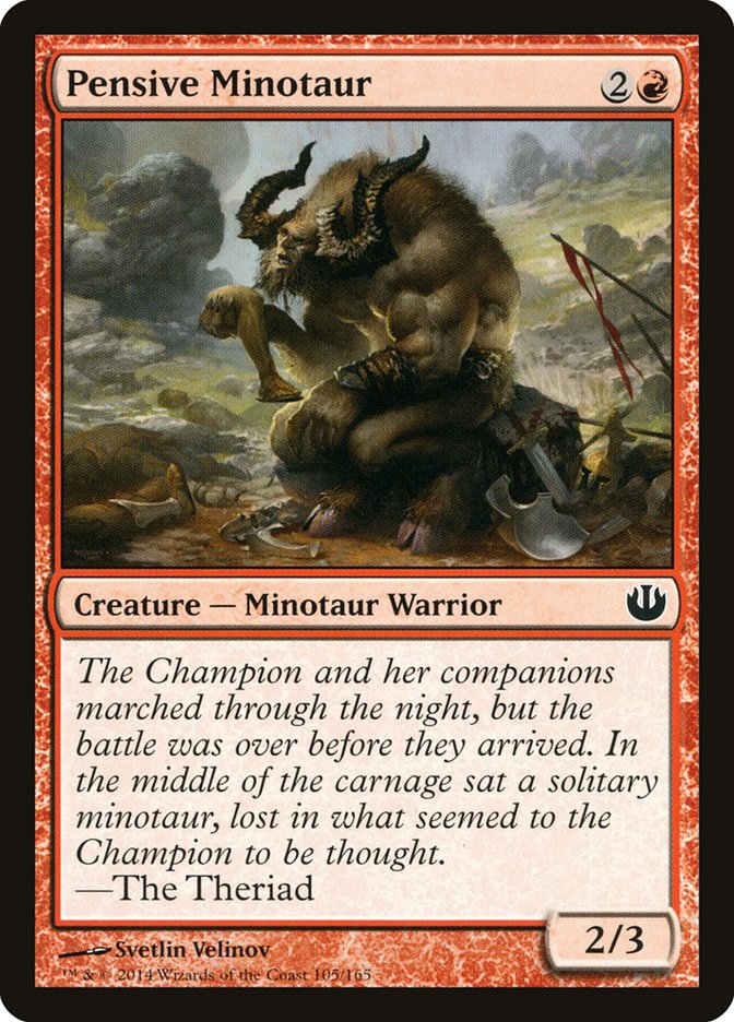 Pensive Minotaur [Journey into Nyx] | Shuffle n Cut Hobbies & Games