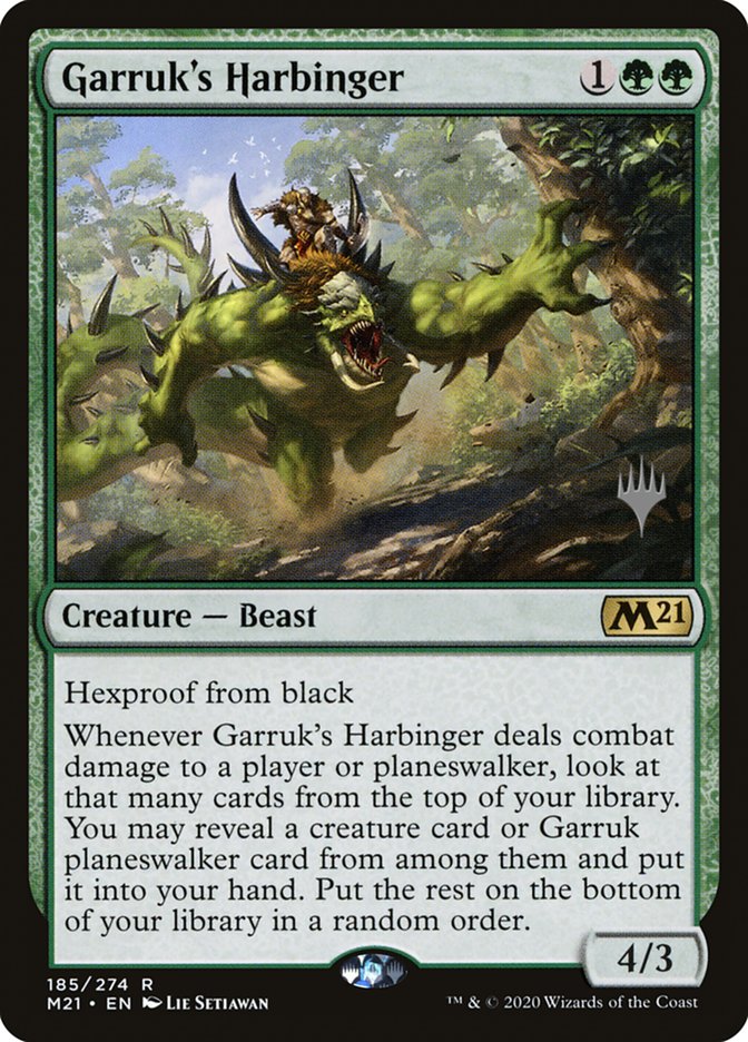 Garruk's Harbinger (Promo Pack) [Core Set 2021 Promos] | Shuffle n Cut Hobbies & Games