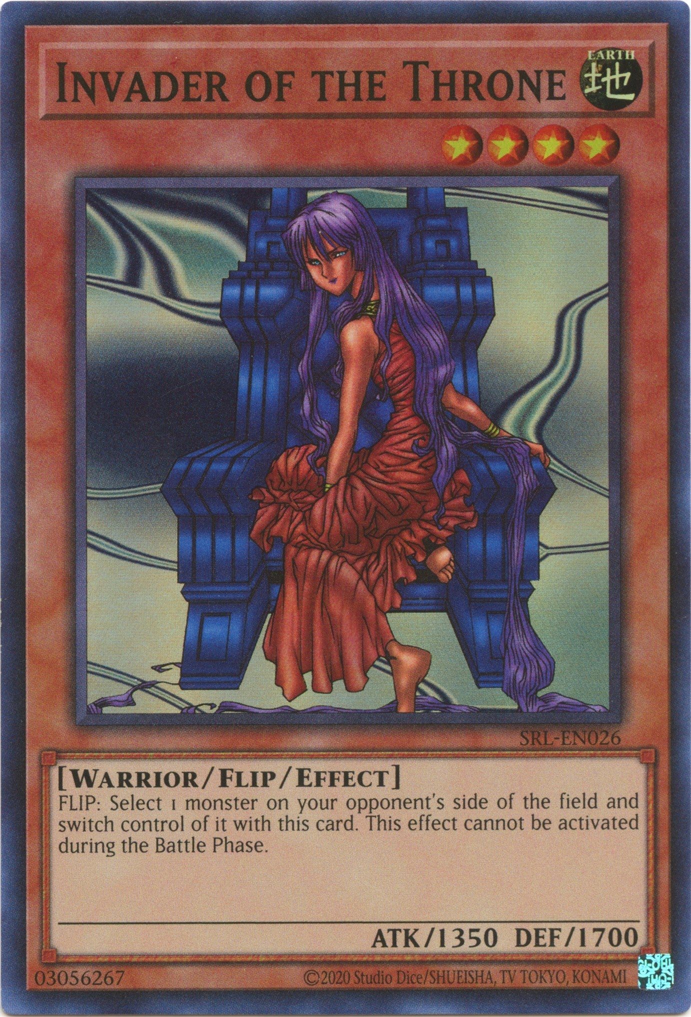 Invader of the Throne (25th Anniversary) [SRL-EN026] Super Rare | Shuffle n Cut Hobbies & Games