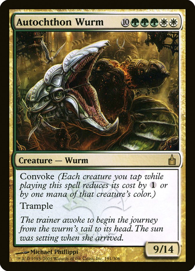 Autochthon Wurm [Ravnica: City of Guilds] | Shuffle n Cut Hobbies & Games