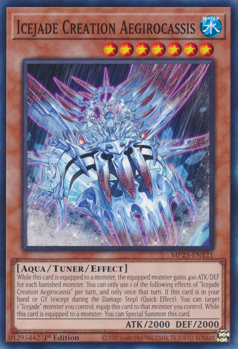 Icejade Creation Aegirocassis [MP23-EN121] Common | Shuffle n Cut Hobbies & Games