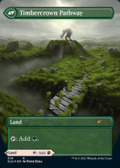 Cragcrown Pathway // Timbercrown Pathway (Borderless) [Secret Lair: Ultimate Edition 2] | Shuffle n Cut Hobbies & Games