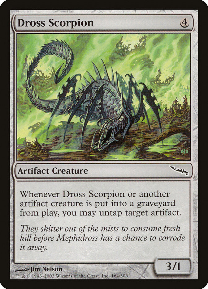 Dross Scorpion [Mirrodin] | Shuffle n Cut Hobbies & Games