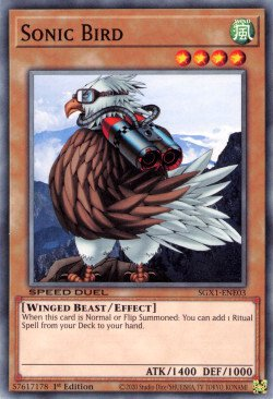 Sonic Bird [SGX1-ENE03] Common | Shuffle n Cut Hobbies & Games