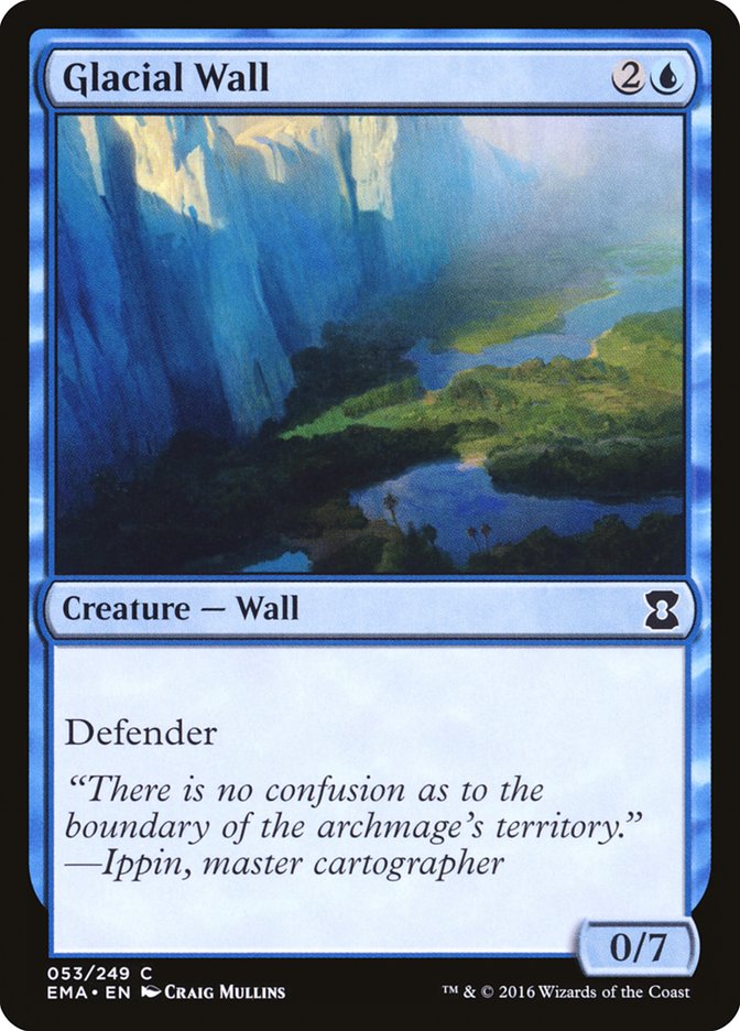 Glacial Wall [Eternal Masters] | Shuffle n Cut Hobbies & Games