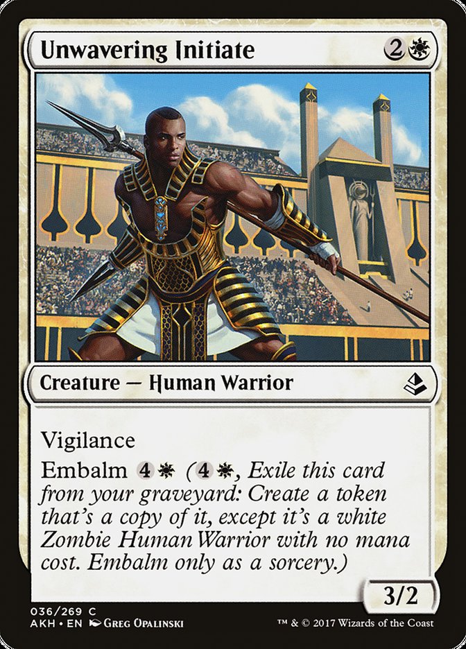 Unwavering Initiate [Amonkhet] | Shuffle n Cut Hobbies & Games