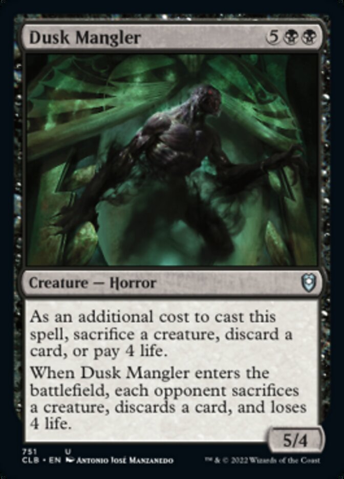 Dusk Mangler [Commander Legends: Battle for Baldur's Gate] | Shuffle n Cut Hobbies & Games